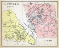 Hampton Falls, Auburn, New Hampshire State Atlas 1892